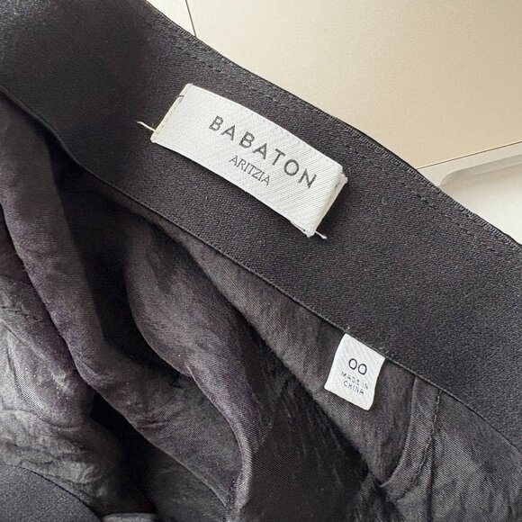 Aritzia Babaton Slip Satin Maxi Skirt Black Size 00 - Picture 11 of 12